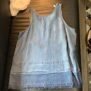 denim tank top